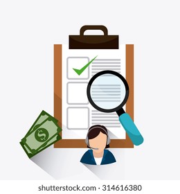 Delivery and logistics business operations, vector illustration eps 10