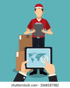Delivery and logistics concept