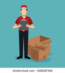Delivery and logistics concept