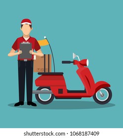 Delivery and logistics concept