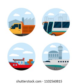 Delivery and logistics concept