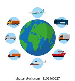 Delivery and logistics concept