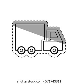 Delivery and logistics icon vector illustration graphic design