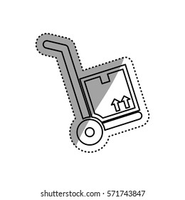 Delivery and logistics icon vector  illustration  graphic design