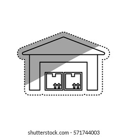 Delivery and logistics icon vector  illustration  graphic design