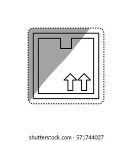 Delivery and logistics icon vector  illustration  graphic design