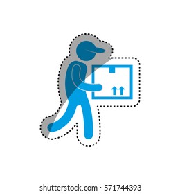 Delivery and logistics icon vector illustration graphic design
