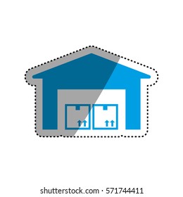 Delivery and logistics icon vector illustration graphic design