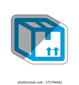 Delivery and logistics icon vector illustration graphic design