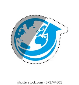 Delivery and logistics icon vector illustration graphic design