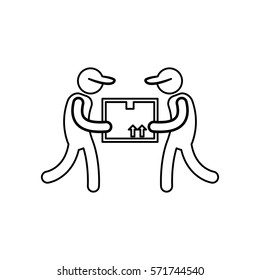Delivery and logistics icon vector illustration graphic design