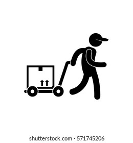 Delivery and logistics icon vector illustration graphic design