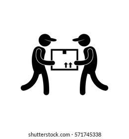 Delivery and logistics icon vector illustration graphic design