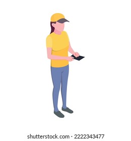 Delivery logistics shipment composition with isolated shipping service image on blank background vector illustration