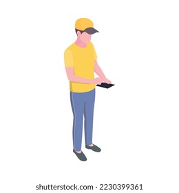 Composición de envío de logística de entrega con imagen de servicio de envío aislado en ilustración vectorial de fondo en blanco