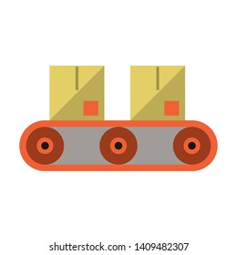 Delivery and logistics symbols and elements vector illustration graphic design