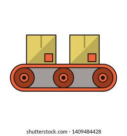Delivery and logistics symbols and elements vector illustration graphic design