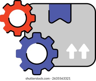Delivery and logistics web icons set in Colored outline stroke design. Pack pictograms with package, destination, air shipping, order, processing, courier, payment, parcel, cargo. Vector illustration