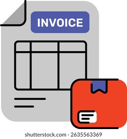 Delivery and logistics web icons set in Colored outline stroke design. Pack pictograms with package, destination, air shipping, order, processing, courier, payment, parcel, cargo. Vector illustration