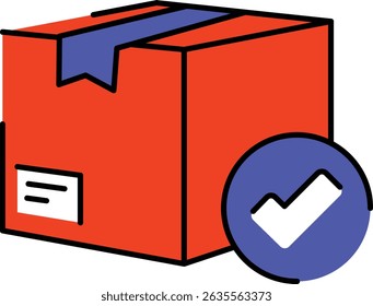 Delivery and logistics web icons set in Colored outline stroke design. Pack pictograms with package, destination, air shipping, order, processing, courier, payment, parcel, cargo. Vector illustration