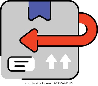 Delivery and logistics web icons set in Colored Outline stroke design. Pack pictograms with package, destination, air shipping, order, processing, courier, payment, parcel, cargo. Vector illustration.