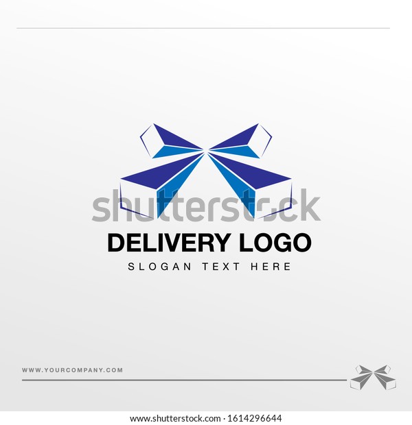 Delivery Logo.Use for\
delivery company,travel company,expedition company.Vector\
Illustration.