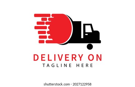 delivery logo. logo design for business.