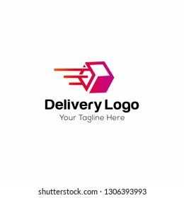 Delivery logo design template