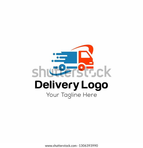 Delivery logo design\
template