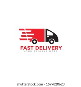 Ilustración de vectores de diseño de logotipo de entrega