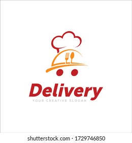 Inspiración vectorial de diseño de logotipo de entrega