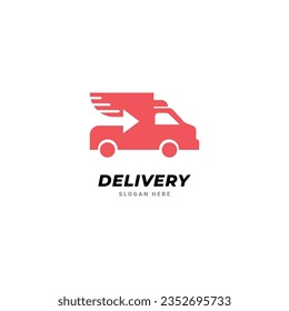 Delivery Logo Design Vector Template