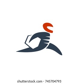 delivery logo. icon. editable. simple