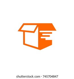 delivery logo. icon. editable. simple