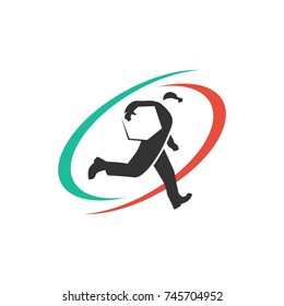 delivery logo. icon. editable. simple