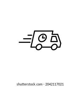 Delivery logo icon vector, express delivery, Shipping fast delivery icon
