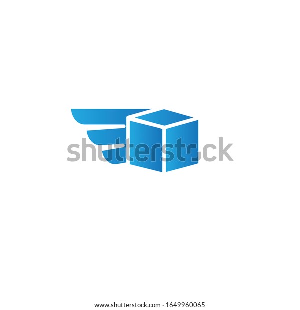 delivery\
logo , package logo illustration vector eps\
10