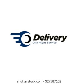 Delivery Logo Template. Auto moving company logo