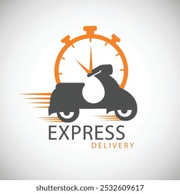 delivery logo template design vector