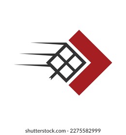 delivery logo template Icon Illustration Brand Identity. Isolated and flat illustration. Vector graphic
