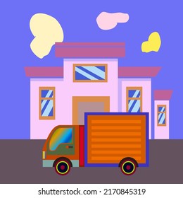 Delivery of mail and goods to the address