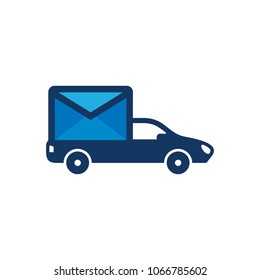 Delivery Mail Logo Icon Design