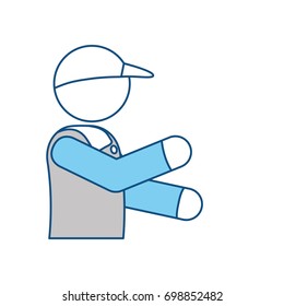 Delivery man courier