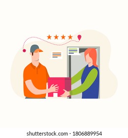 El proveedor recibe una revisión del cliente 