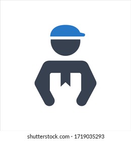 Icono del manual de entrega sobre fondo blanco