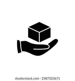 delivery man icon vector courier sign