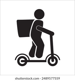 Delivery Man Icon Vector Element