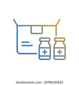 Delivery Man icon vector stock illustration
