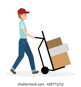 Person Carrying Heavy Load Stock Illustrations, Images & Vectors ...