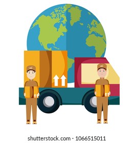Delivery mens cartoons